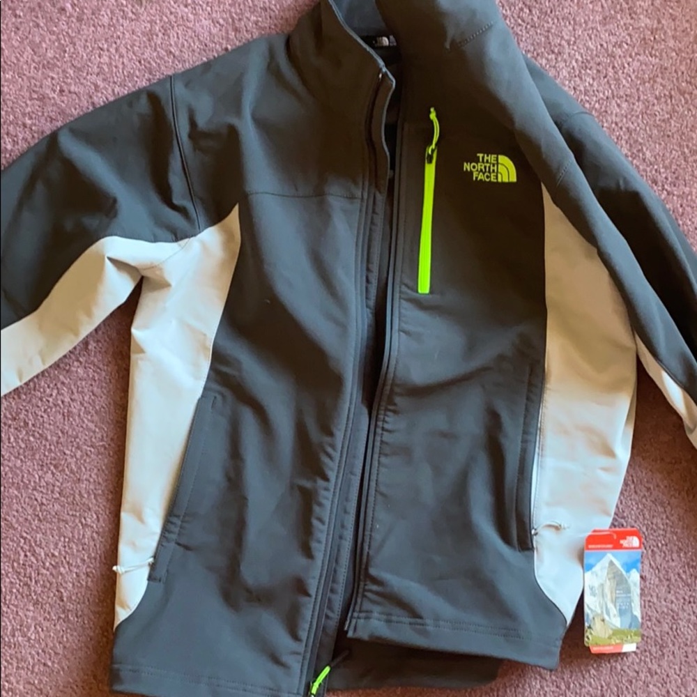 Grey north face jacket